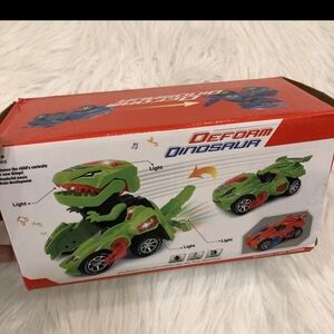Dinosaur Transforming Toy Car - Green